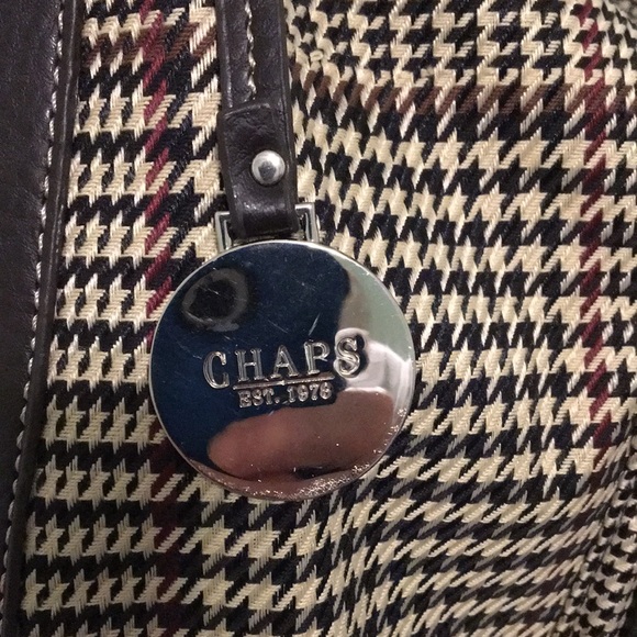NEVER USED Chaps Classic Chic Plaid Bag Checkered - Picture 4 of 15